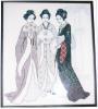Схема вышивания крестом - Три девушки